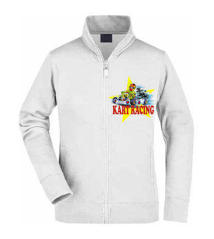 Felpa Unisex Full Zip - KARTING RACING - Super vestibilità Top qualità