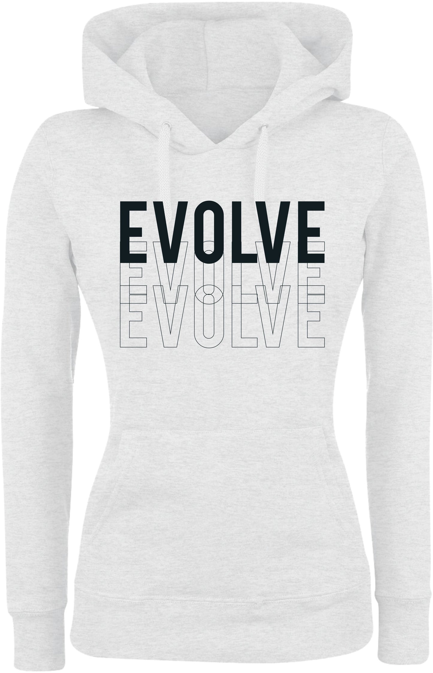 Felpa con cappuccio UOMO, DONNA & BAMBIN - EVOLVE - Super vestibilità Top qualità