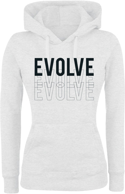 Felpa con cappuccio UOMO, DONNA & BAMBIN - EVOLVE - Super vestibilità Top qualità