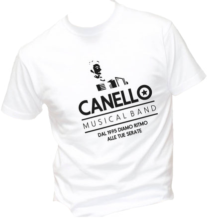 T-Shirt Uomo, Donna & Bambino - CANELLO MUSICAL BAND - Maglietta Maglia Tshirt Super vestibilità Top qualità