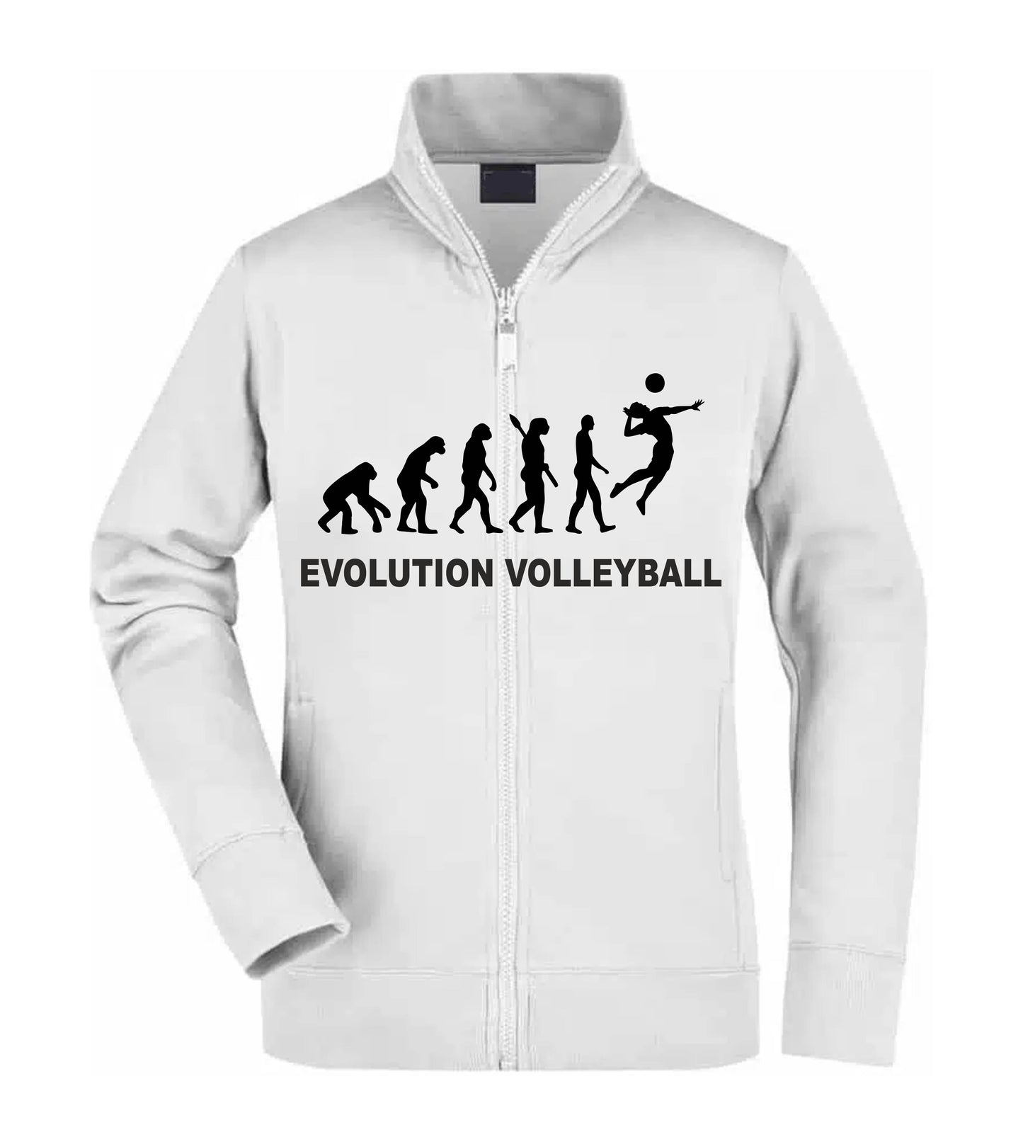 Felpa Unisex Full Zip - EVOLUTION VOLLEYBALL - Super vestibilità Top qualità
