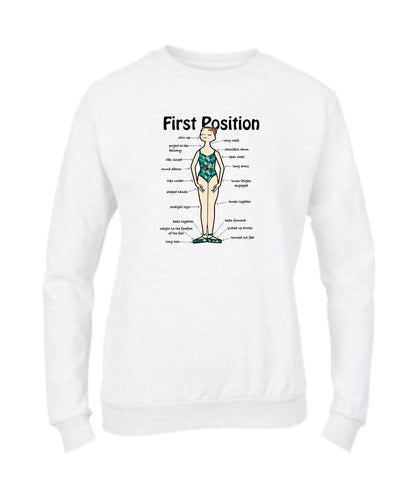 Felpa Girocollo DONNA & BAMBIN - FIRST POSITION - Super vestibilità Top qualità