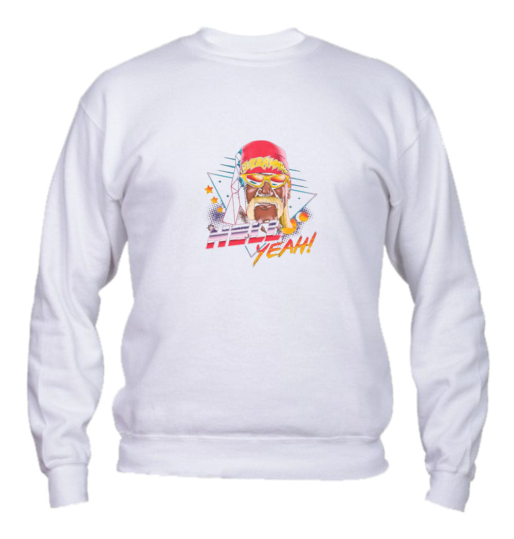 Felpa Girocollo UOMO, DONNA & BAMBIN - HELL YEAH - Super vestibilità Top qualità