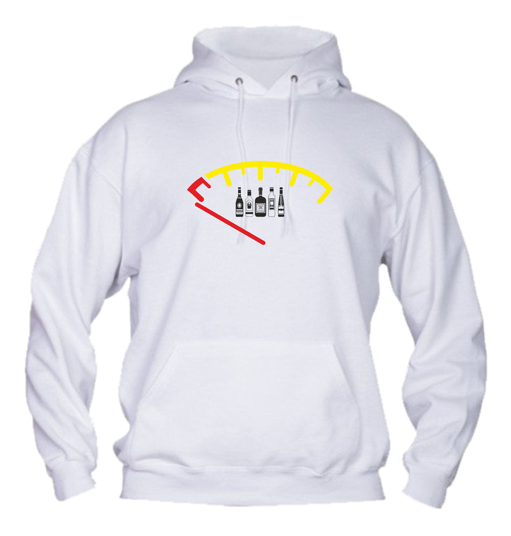 Felpa con cappuccio UOMO, DONNA & BAMBIN - ALCOOL - Super vestibilità Top qualità - Social Crazy