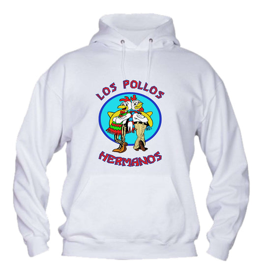 Felpa con cappuccio UOMO, DONNA & BAMBIN - LOS POLLOS HERMANOS - Super vestibilità Top qualità