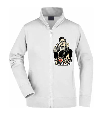 Felpa Unisex Full Zip - BASTARDI SENZA GLORIA - Super vestibilità Top qualità