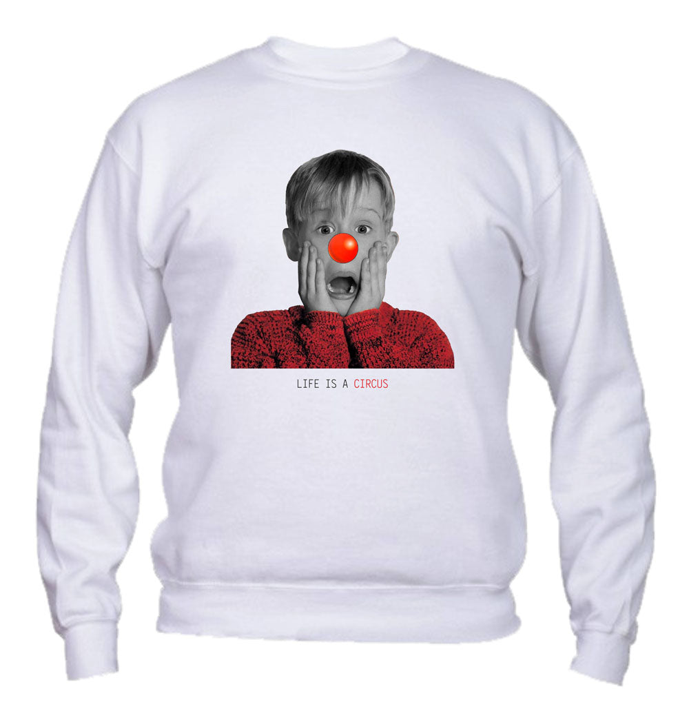 Felpa Girocollo UOMO, DONNA & BAMBIN - MAMMA CIRCUS - Super vestibilità Top qualità