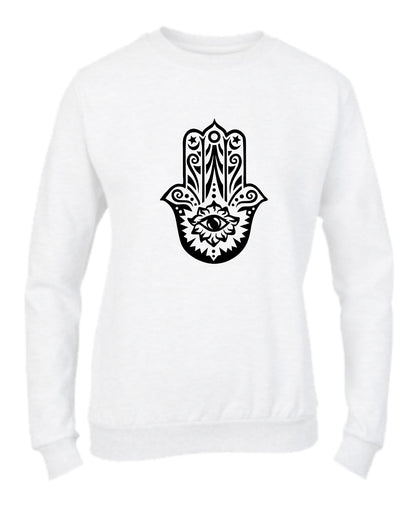 Felpa Girocollo UOMO, DONNA & BAMBIN - MANO DI FATIMA - Super vestibilità Top qualità
