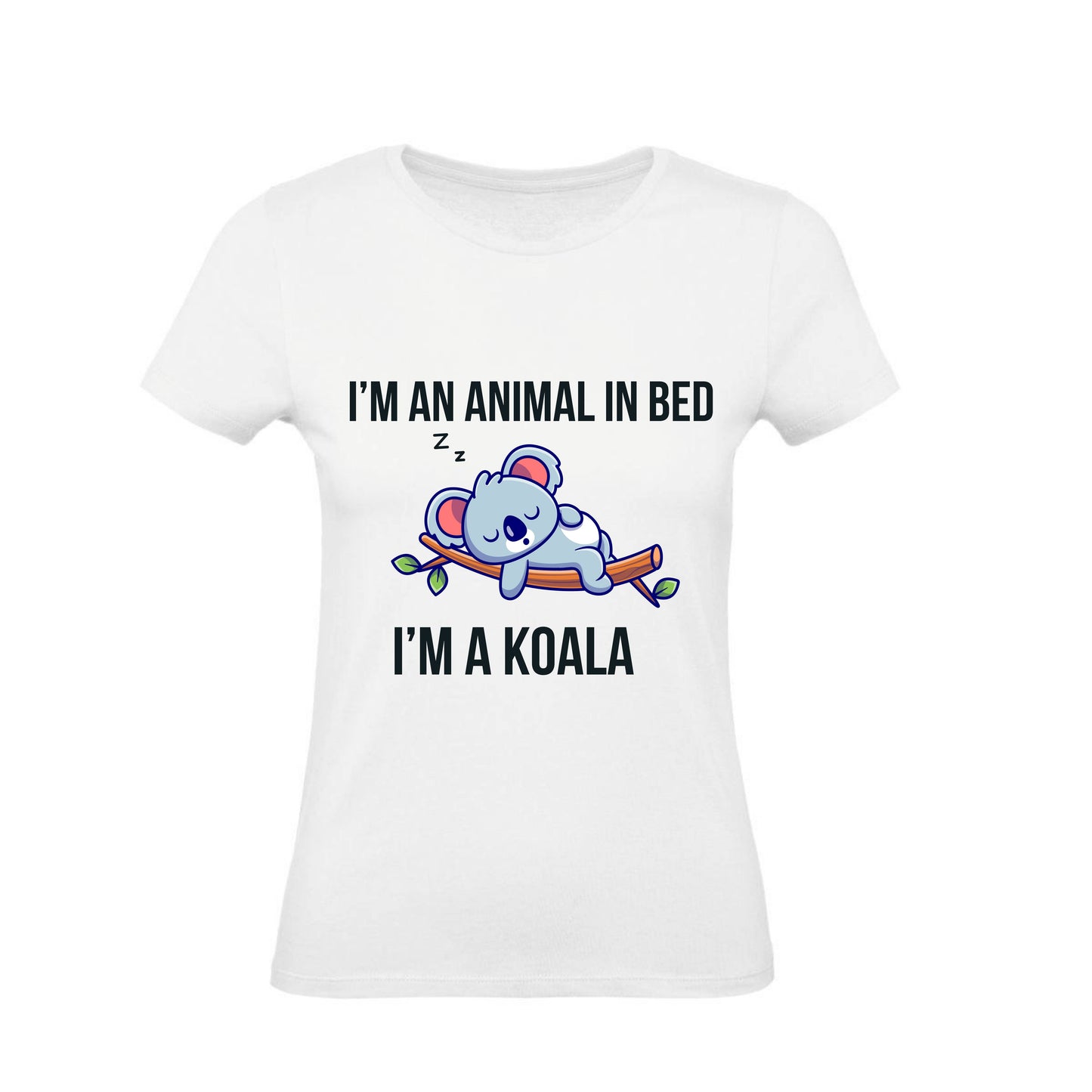 T-Shirt Uomo & Bambino - I'M AN ANIMAL IN BED - Maglietta Maglia Tshirt Super vestibilità Top qualità