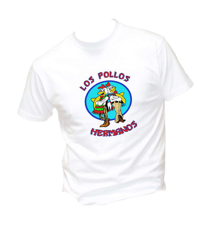 T-Shirt Uomo Donna & Bambino - LOS POLLOS HERMANOS - Maglietta Maglia Tshirt Super vestibilità Top qualità