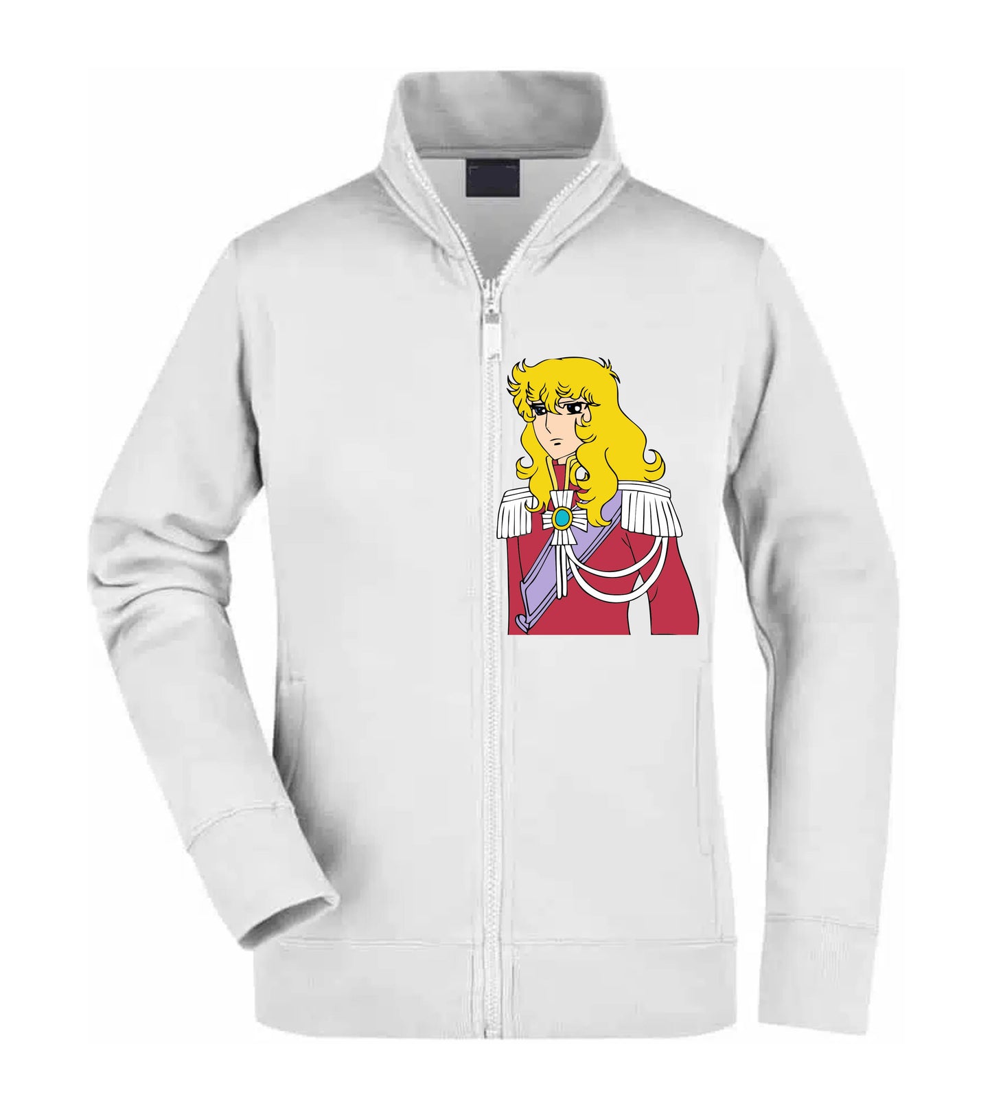 Felpa Unisex Full Zip - LADY OSCAR - Super vestibilità Top qualità