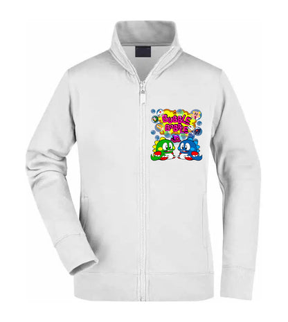 Felpa Unisex Full Zip - BUBBLE BOBBLE - Super vestibilità Top qualità