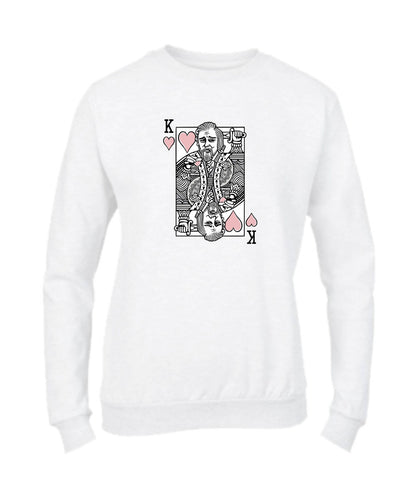 Felpa Girocollo UOMO, DONNA & BAMBIN - KING CAPRIO - Super vestibilità Top qualità