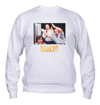 Felpa Girocollo UOMO, DONNA & BAMBIN - NARCOS PERSONAGGI - Super vestibilità Top qualità