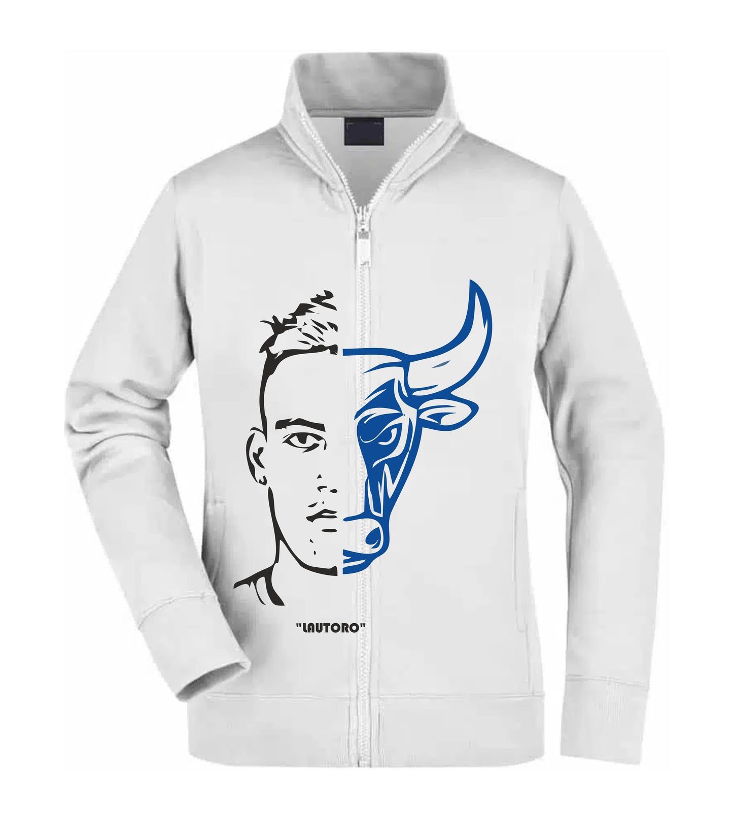 Felpa Unisex Full Zip - LAUTORO - Super vestibilità Top qualità
