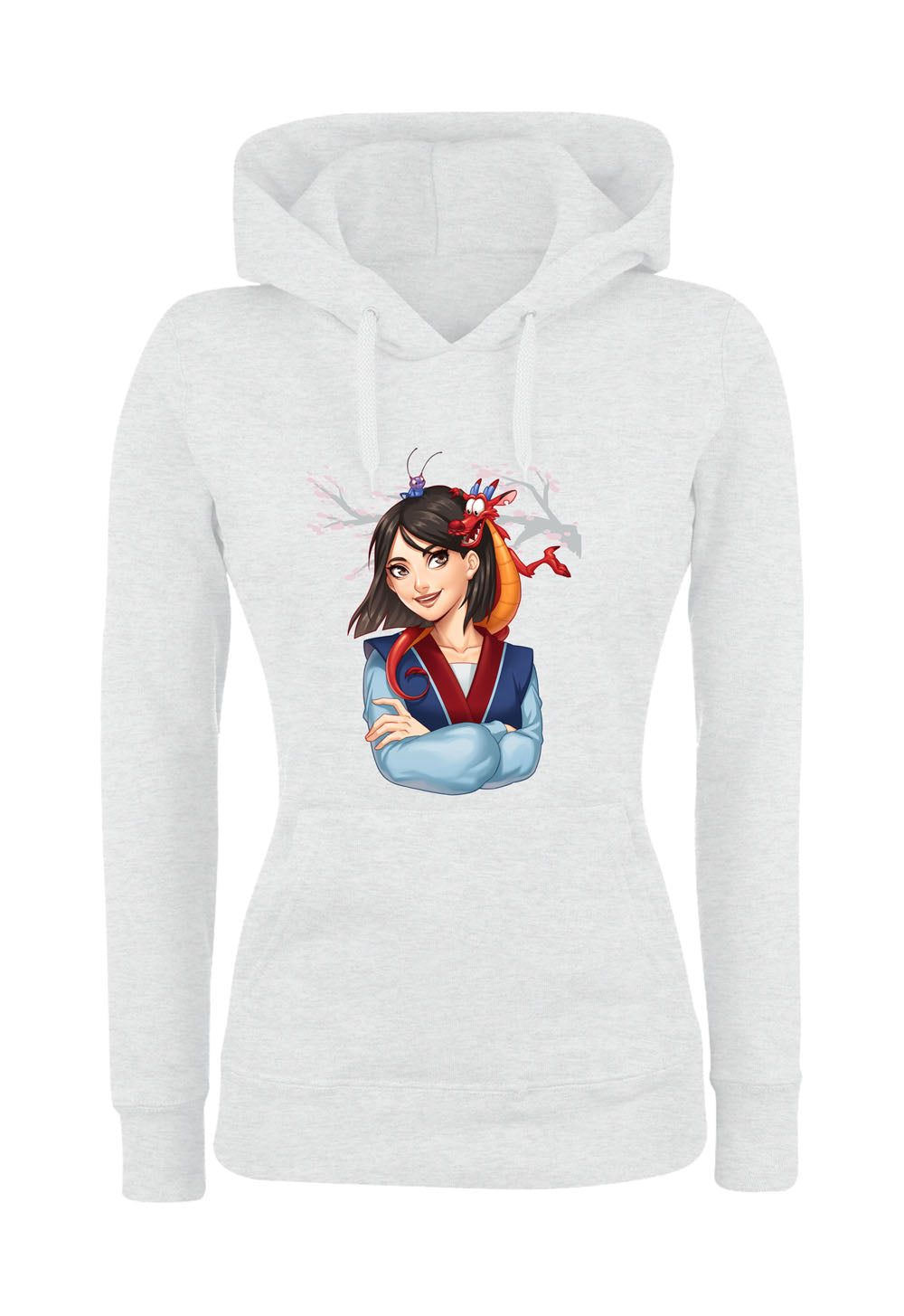 Felpa con cappuccio DONNA & BAMBIN - MULAN - Super vestibilità Top qualità