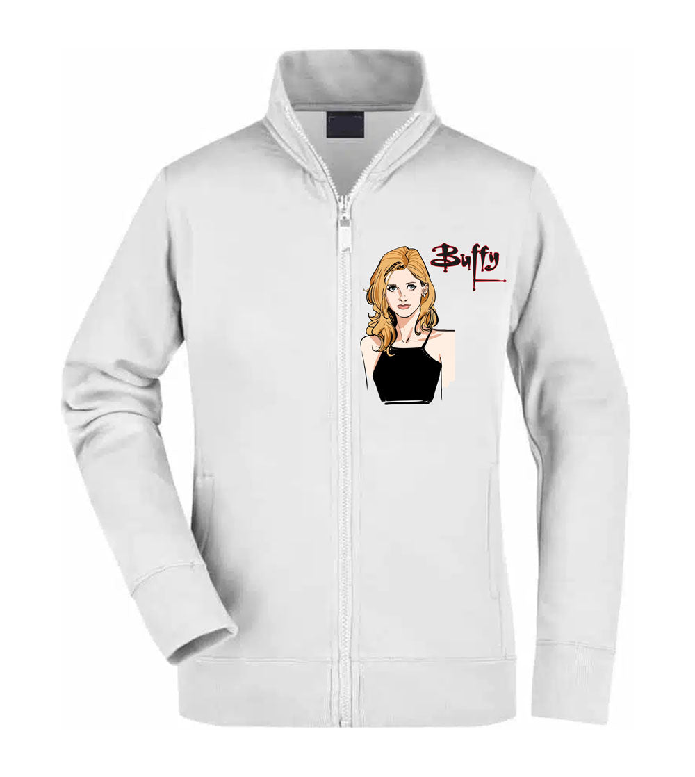 Felpa Unisex Full Zip - BUFFY L'AMMAZZA VAMPIRI - Super vestibilità Top qualità - Social Crazy