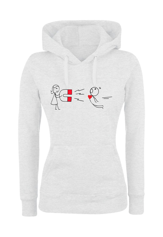 Felpa con cappuccio DONNA - COPPIA CALAMITA - Super vestibilità Top qualità