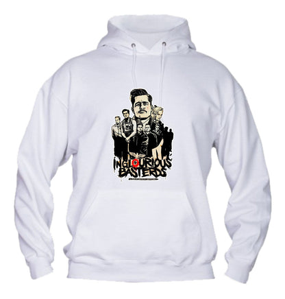 Felpa con cappuccio UOMO, DONNA & BAMBIN - BASTARDI SENZA GLORIA - Super vestibilità Top qualità