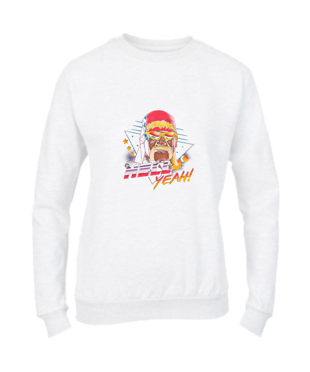 Felpa Girocollo UOMO, DONNA & BAMBIN - HELL YEAH - Super vestibilità Top qualità