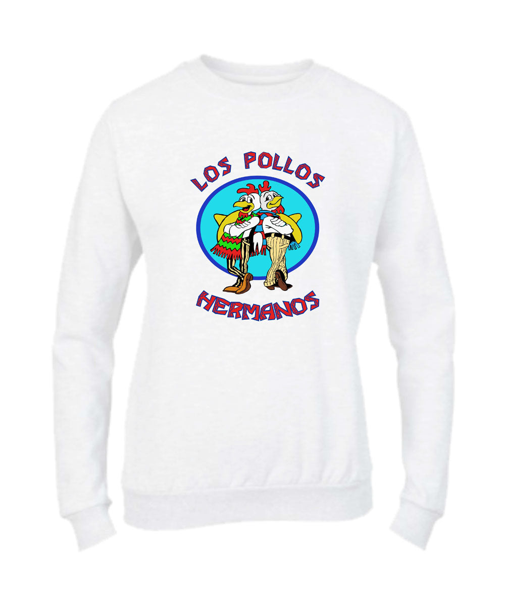 Felpa Girocollo UOMO, DONNA & BAMBIN - LOS POLLOS HERMANOS - Super vestibilità Top qualità