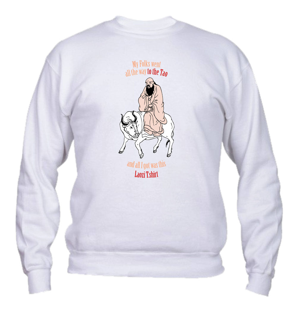 Felpa Girocollo UOMO, DONNA & BAMBIN - LAOZI - Super vestibilità Top qualità