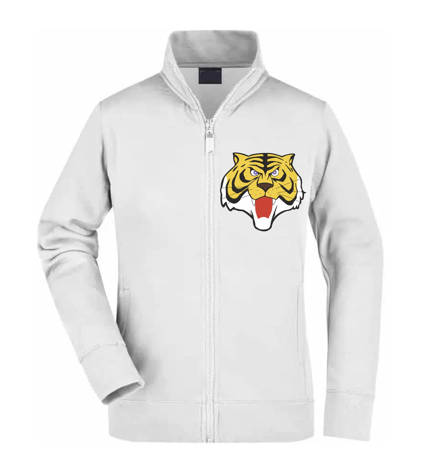 Felpa Unisex Full Zip - L'UOMO TIGRE HEAD - Super vestibilità Top qualità