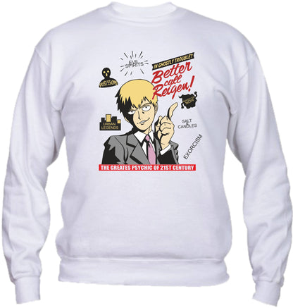 Felpa Girocollo UOMO, DONNA & BAMBIN - ARATAKA REIGEN - Super vestibilità Top qualità - Social Crazy