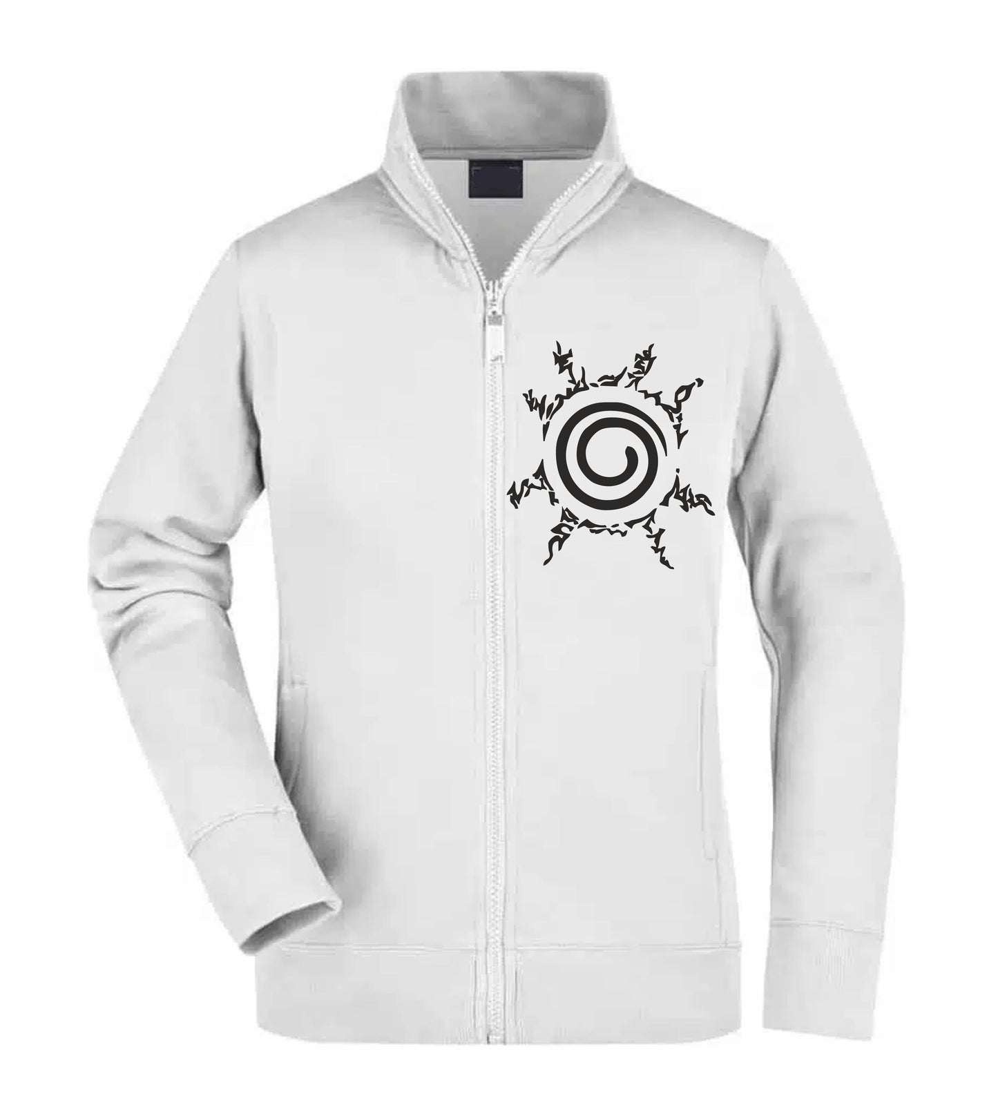 Felpa Unisex Full Zip - NARUTO SIGILLO OTTAGONALE - Super vestibilità Top qualità
