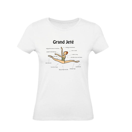 T-Shirt Donna & Bambin - GRAND JETÈ - Maglietta Maglia Tshirt Super vestibilità Top qualità