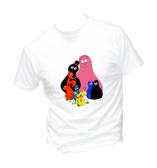T-Shirt Uomo, Donna & Bambino - BARBAPAPÀ - Maglietta Maglia Tshirt Super vestibilità Top qualità