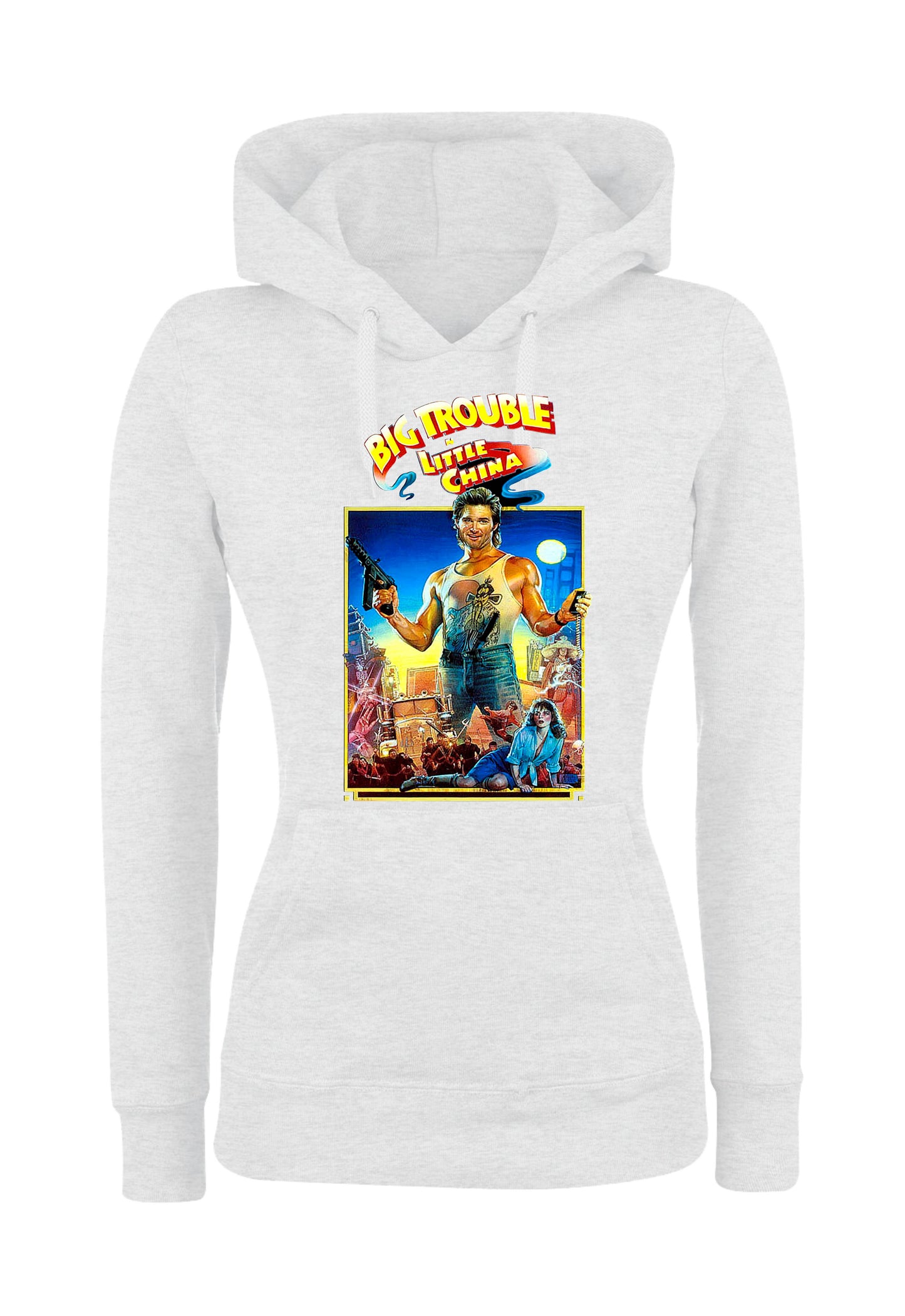 Felpa con cappuccio UOMO, DONNA & BAMBIN - BIG TROUBLE IN LITTLE CHINA - Super vestibilità Top qualità