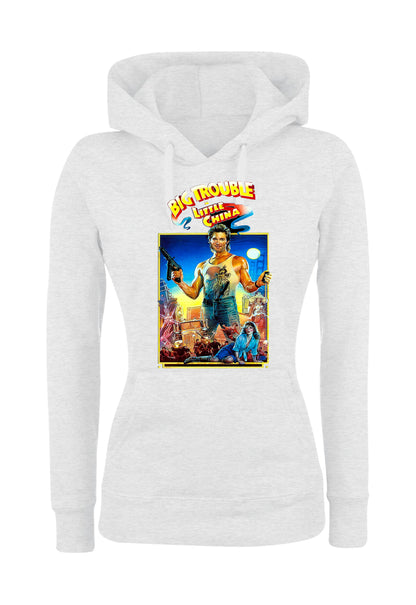 Felpa con cappuccio UOMO, DONNA & BAMBIN - BIG TROUBLE IN LITTLE CHINA - Super vestibilità Top qualità