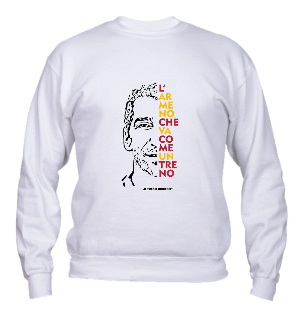 Felpa Girocollo UOMO, DONNA & BAMBIN - IL TRENO ARMENO - Super vestibilità Top qualità