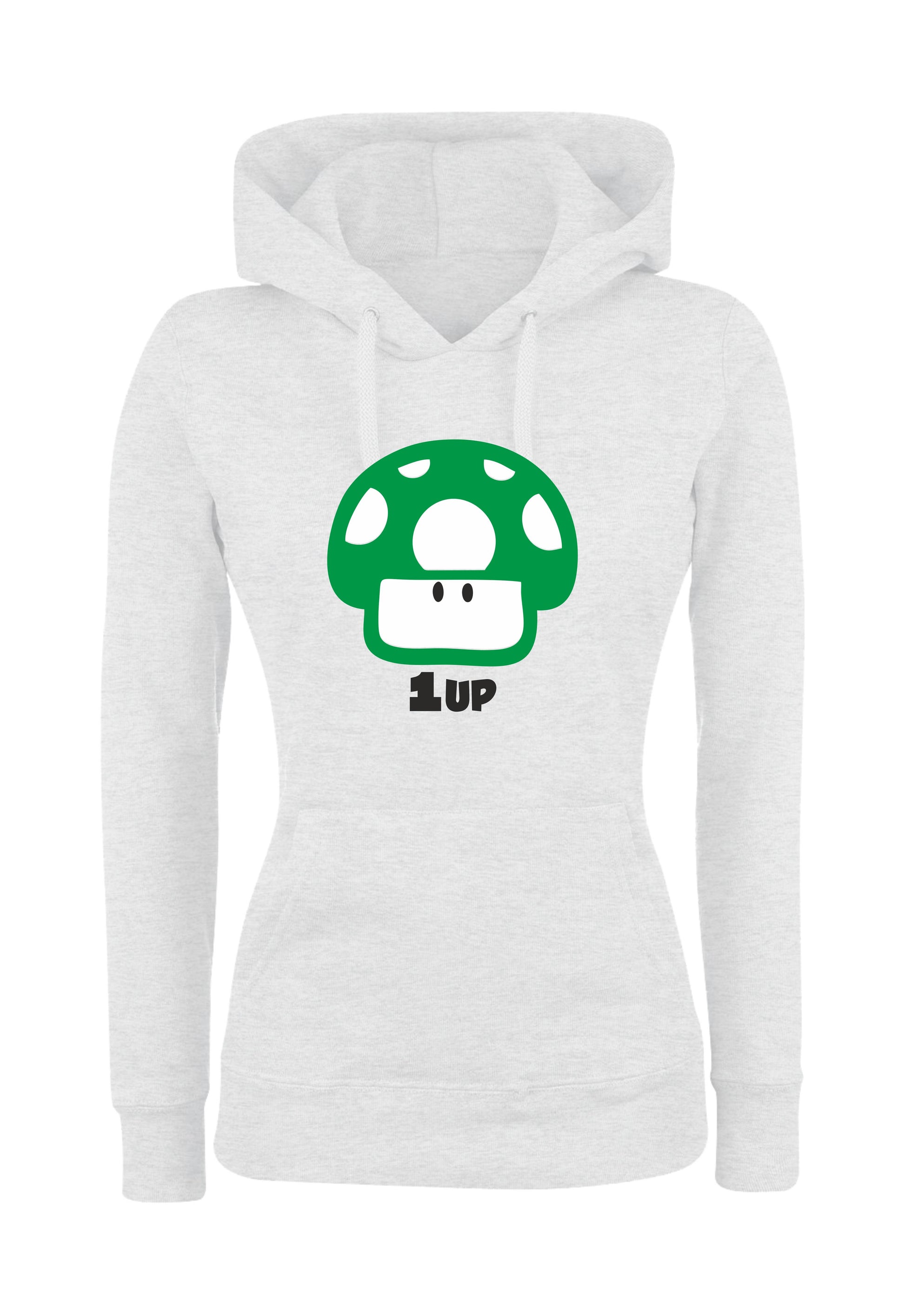 Felpa con cappuccio UOMO, DONNA & BAMBIN - 1 UP - Super vestibilità Top qualità - Social Crazy