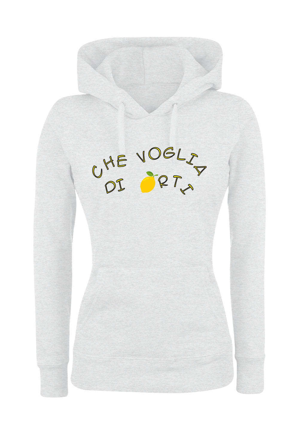Felpa con cappuccio UOMO, DONNA & BAMBIN - CHE VOGLIA DI LIMONARTI - Super vestibilità Top qualità