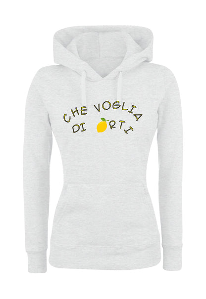Felpa con cappuccio UOMO, DONNA & BAMBIN - CHE VOGLIA DI LIMONARTI - Super vestibilità Top qualità