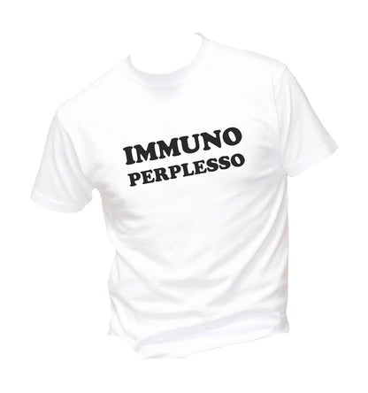 T-Shirt Uomo & Bambino - IMMUNO PERPLESSO - Maglietta Maglia Tshirt Super vestibilità Top qualità