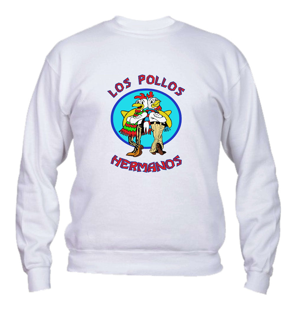 Felpa Girocollo UOMO, DONNA & BAMBIN - LOS POLLOS HERMANOS - Super vestibilità Top qualità