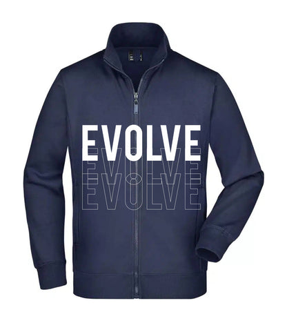 Felpa Unisex Full Zip - EVOLVE - Super vestibilità Top qualità
