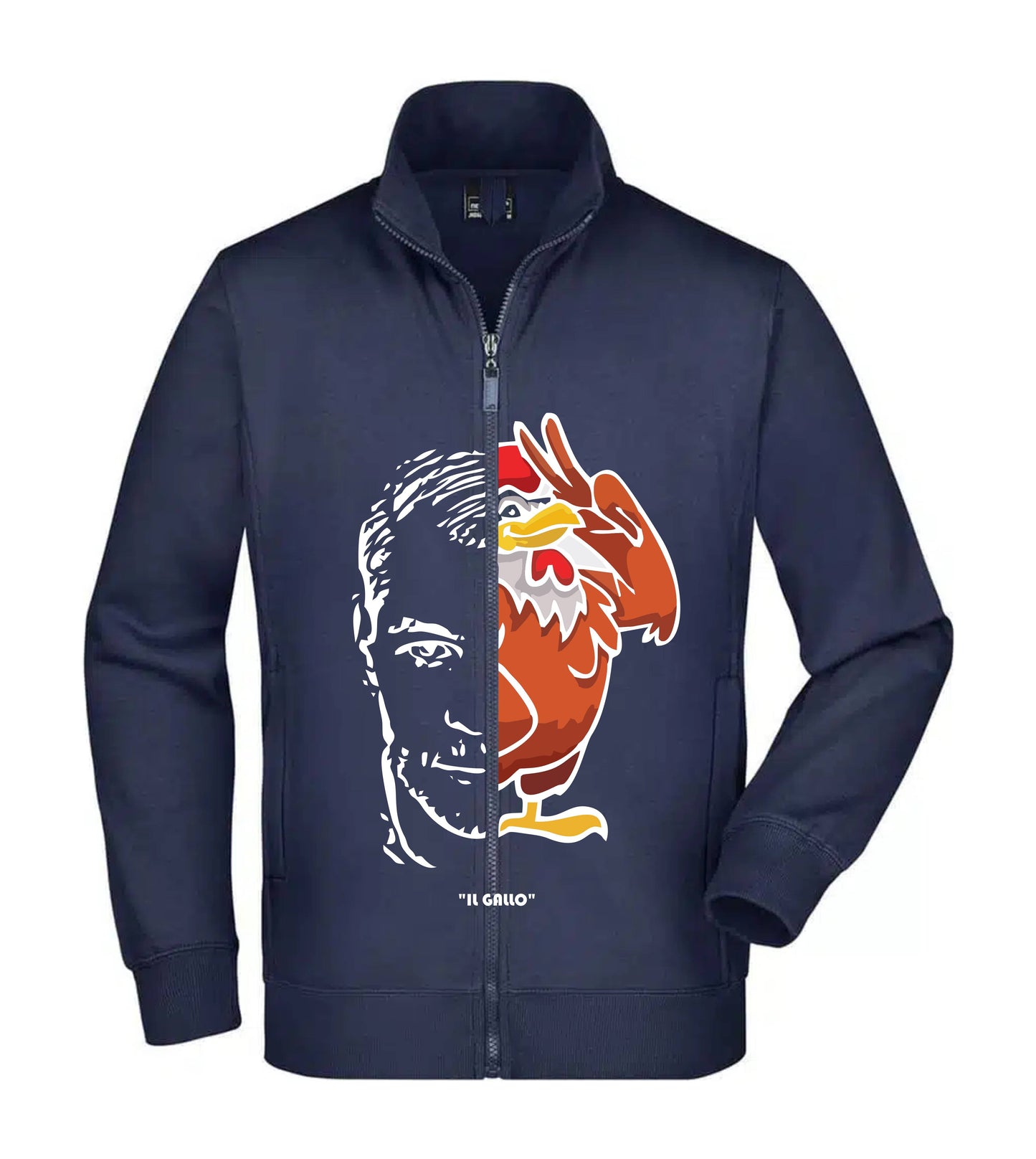 Felpa Unisex Full Zip - IL GALLO - Super vestibilità Top qualità