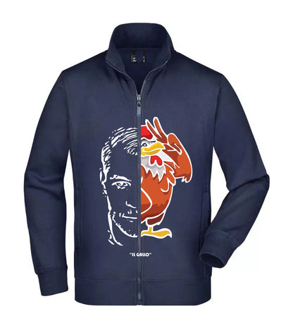 Felpa Unisex Full Zip - IL GALLO - Super vestibilità Top qualità