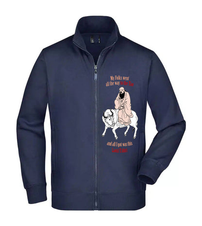 Felpa Unisex Full Zip - LAOZI - Super vestibilità Top qualità - Social Crazy