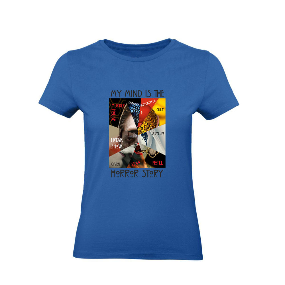 T-Shirt Uomo Donna & Bambino - MY MIND IS THE HORROR STORY  - Maglietta Maglia Tshirt Super vestibilità Top qualità