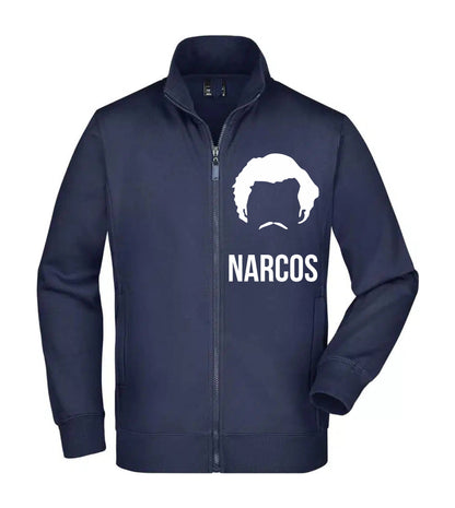 Felpa Unisex Full Zip - NARCOS SILHOUETTE - Super vestibilità Top qualità