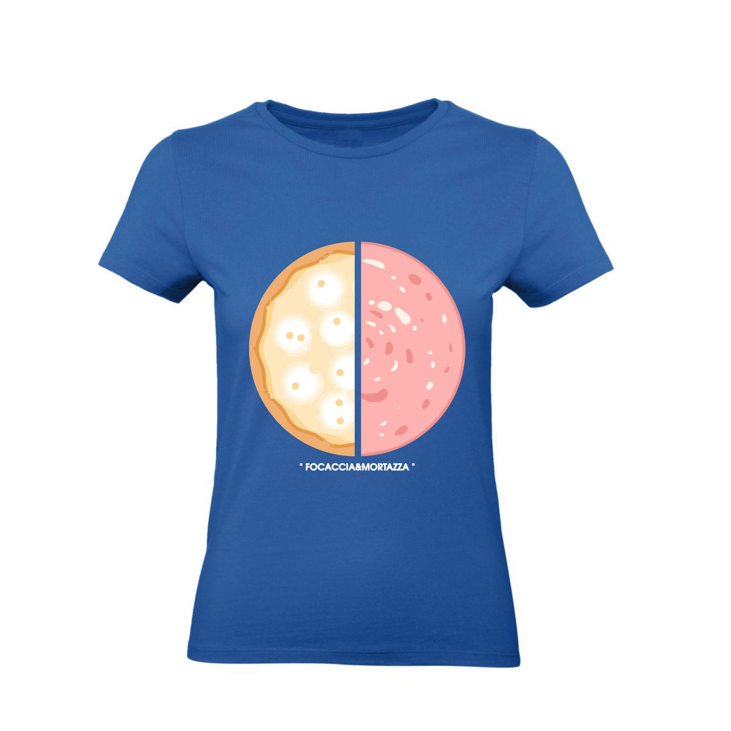 T-Shirt Uomo, Donna & Bambino - FOCACCIA E MORTAZZA - Maglietta Maglia Tshirt Super vestibilità Top qualità