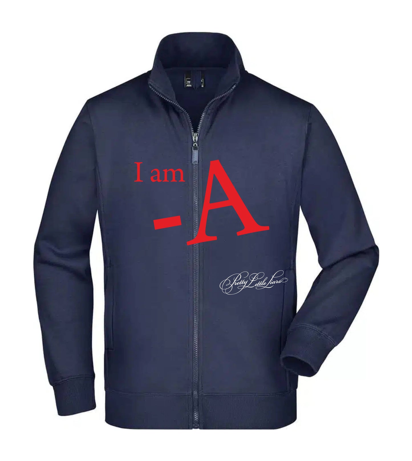 Felpa Unisex Full Zip - I AM -A - Super vestibilità Top qualità