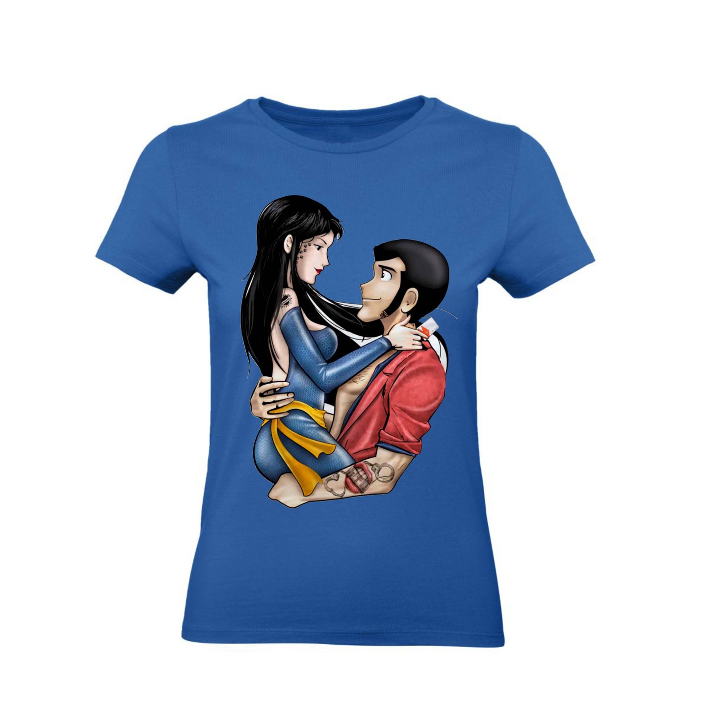 T-Shirt Uomo, Donna & Bambino - HITOMI E LUPIN - Maglietta Maglia Tshirt Super vestibilità Top qualità