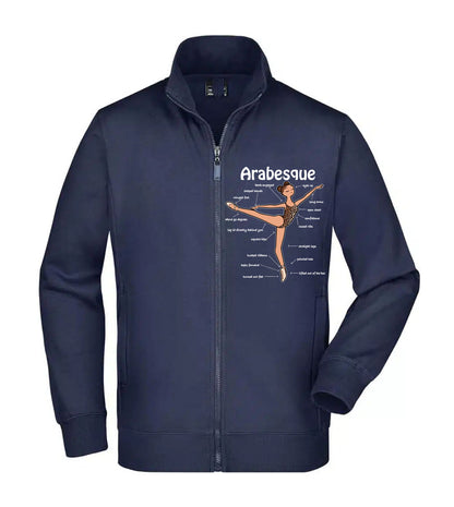 Felpa Unisex Full Zip - ARABESQUE - Super vestibilità Top qualità