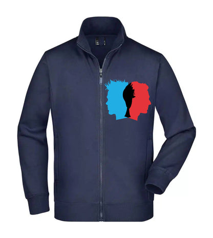 Felpa Unisex Full Zip - FIGHT CLUB DOUBLE FACES - Super vestibilità Top qualità
